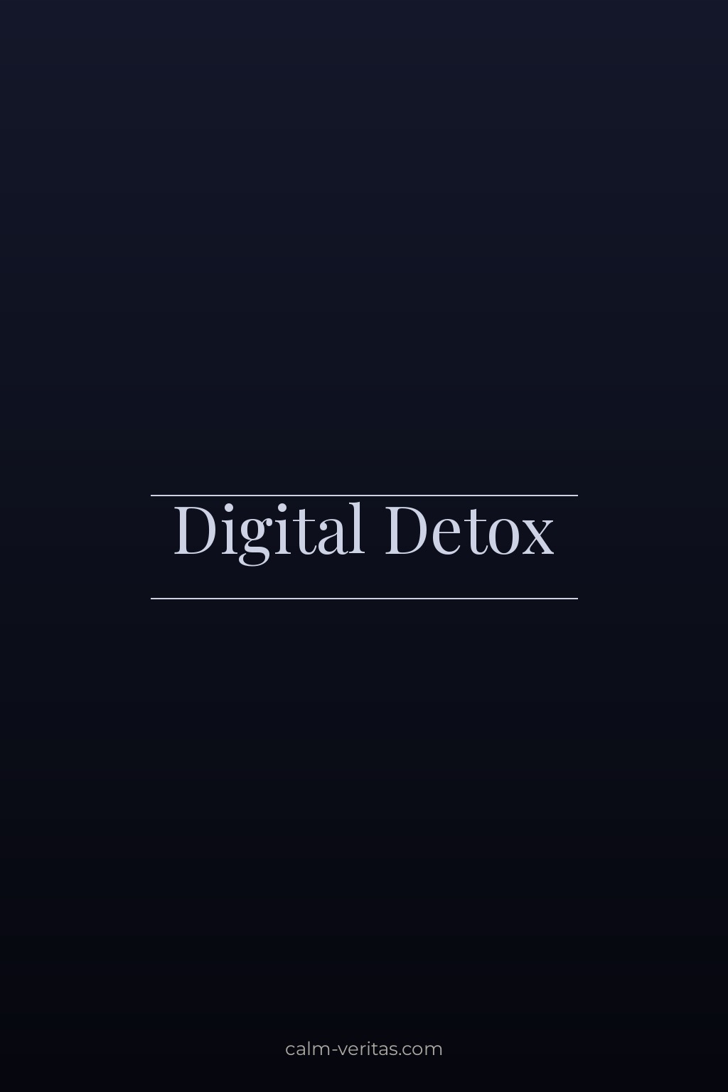 Digital Detox & Sleep Reset Guide
